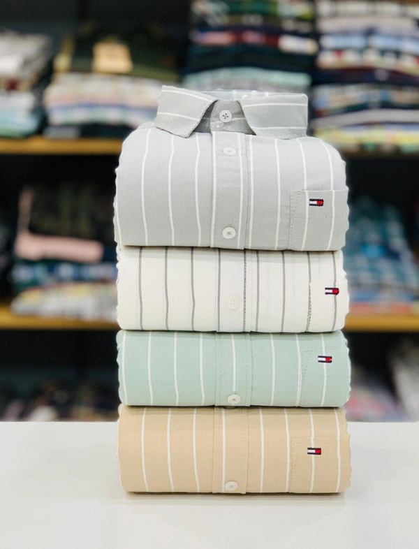 (Pack of 4) Regular Fit Cotton Lining Shirt | The Unity Style - M-38