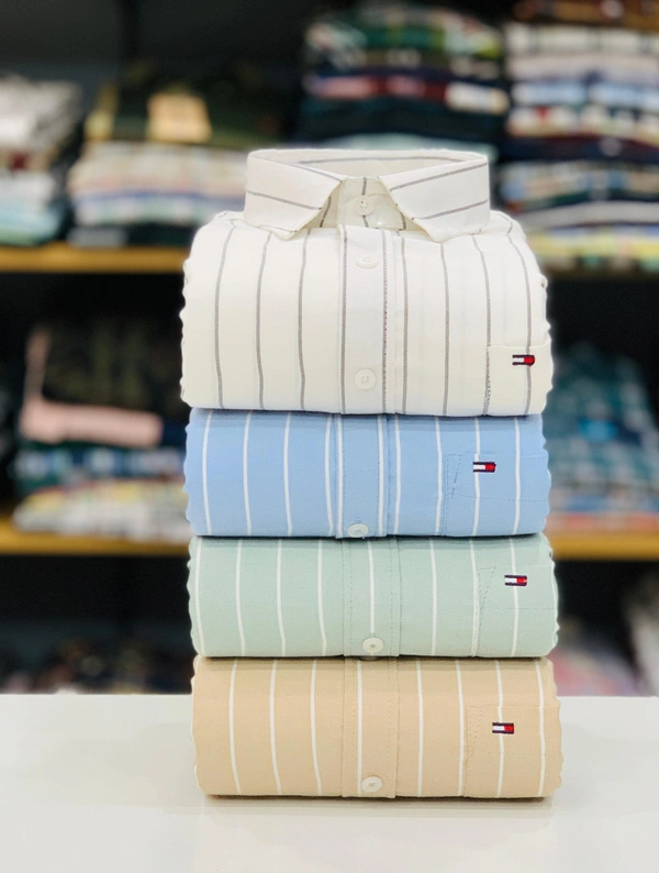 The Unity Style (Pack of 4) Regular Fit Cotton Lining Shirt | The Unity Style - L-40