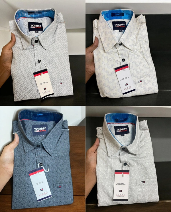 The Unity Style Tomy Shirt Regular fit Checkd Formal Shirt (pack of 4) - S-36