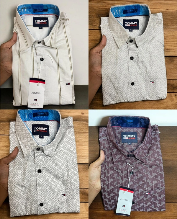 The Unity Style Tomy Shirt Regular fit Checkd Formal Shirt (pack of 4) - L-40