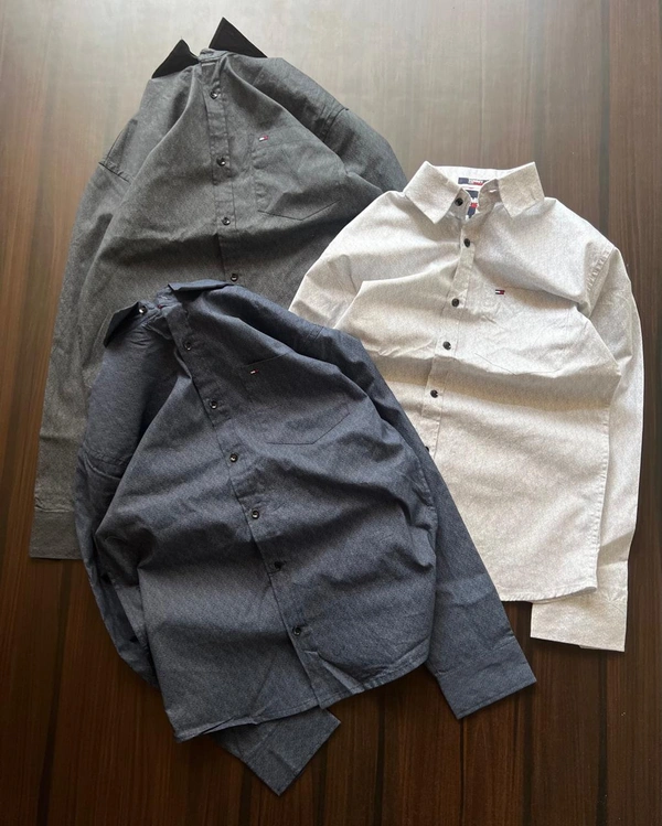 The Unity Style Tomy Shirt Regular fit Checkd Formal Shirt (pack of 3) - L-40