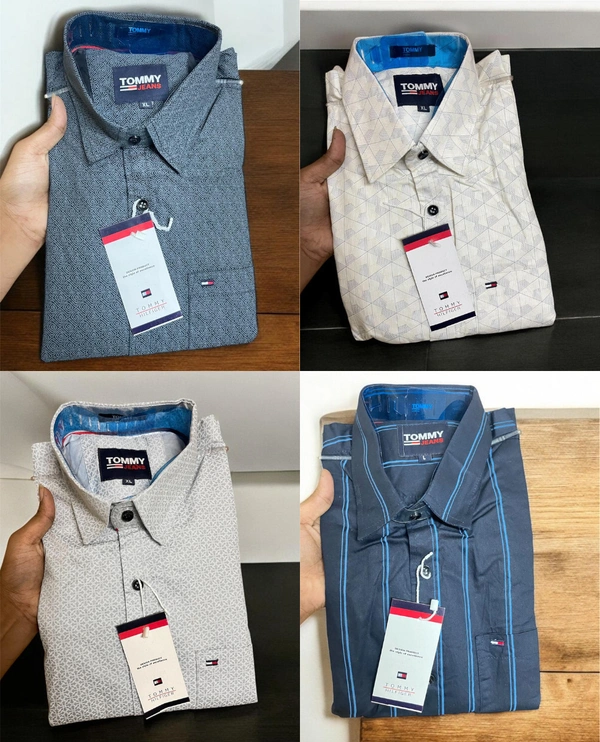 The Unity Style Tomy Shirt Regular fit Checkd Formal Shirt (pack of 4) - XL-42