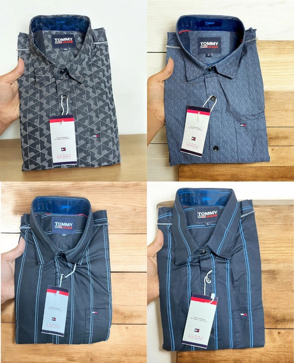 The Unity Style Tomy Shirt Regular fit Checkd Formal Shirt (pack of 4) - XL-42