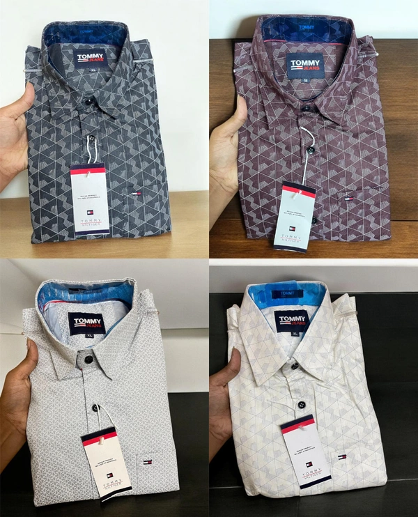 The Unity Style Tomy Shirt Regular fit Checkd Formal Shirt (pack of 4) - S-36