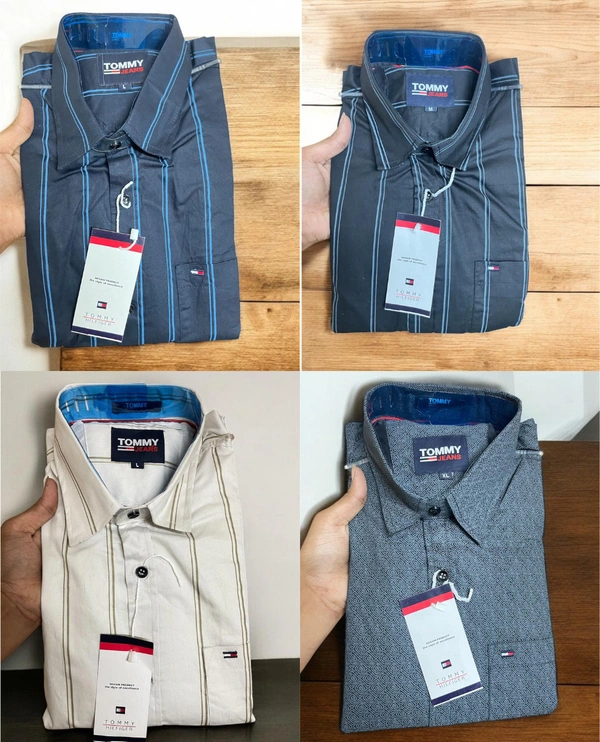 The Unity Style Tomy Shirt Regular fit Checkd Formal Shirt (pack of 4) - S-36