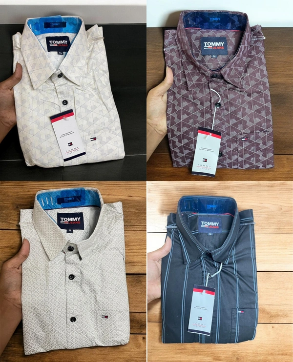 The Unity Style Tomy Shirt Regular fit Checkd Formal Shirt (pack of 4) - XL-42