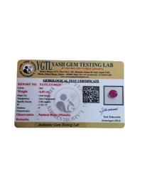 Natural Ruby - 3.56-O