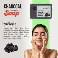 Charcoal Handmade Soap - 100 GM