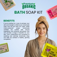 Multi Handmade Bath Soap Kit - 400 gm