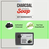 Charcoal Handmade Soap - 100 GM