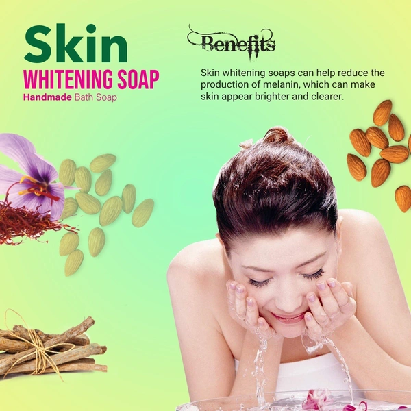 Skin Whitening Handmade Soap - 100 gm