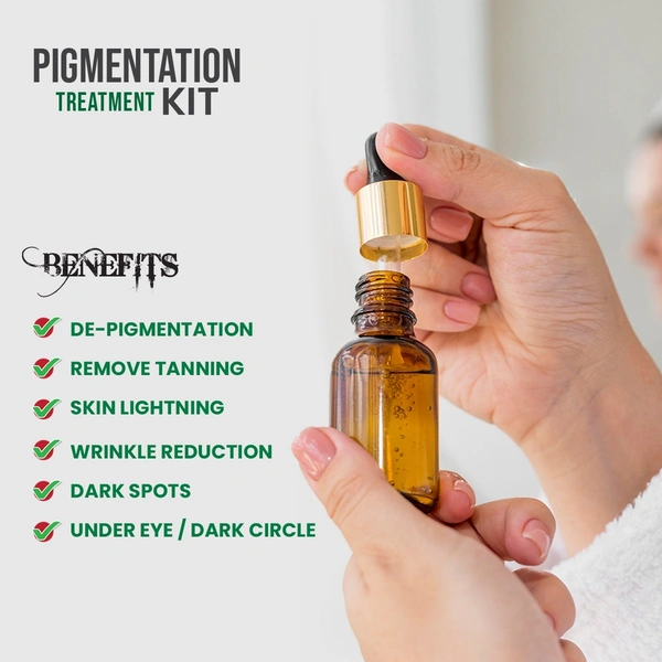 Pigmentation Handmade Kit ( Pigmentation Soap, De Tan Serum, Skin Whitening Soap) - Box