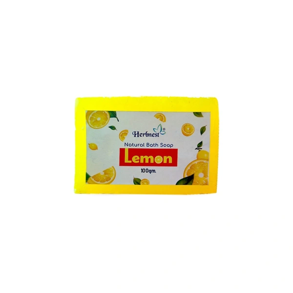 Lemon Handmade Bath Soap - 100 gm