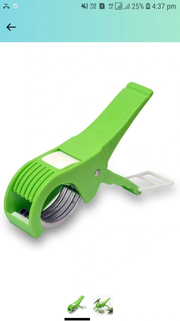Vegetable Cutter For Home  - Yellow