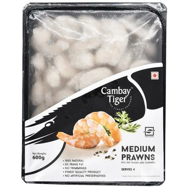 Cambey Tiger Medium Prawns - Small