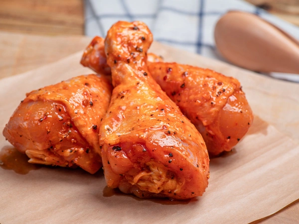 Marinated Chicken Skinless Drumstick (500 gms) (6 to 8 pcs) - 1 kg