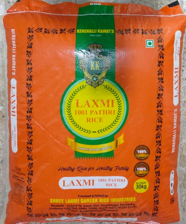 Laxmi 1001 Rice - 30kg Bag