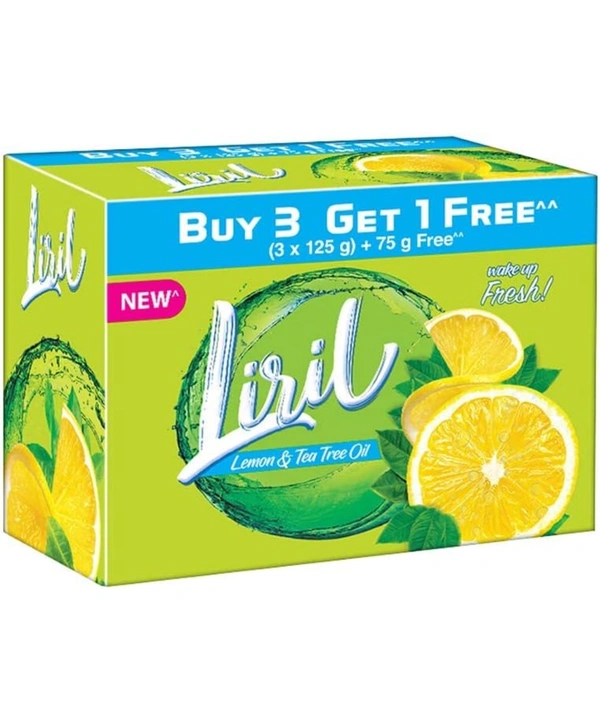 Liril Lime & Tea Tree Oil 125gx4