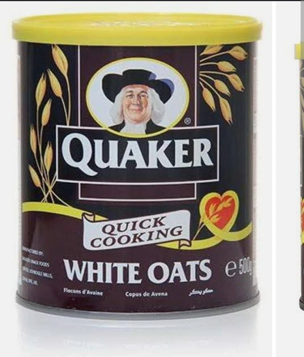 Quaker White Oats Tin 500g
