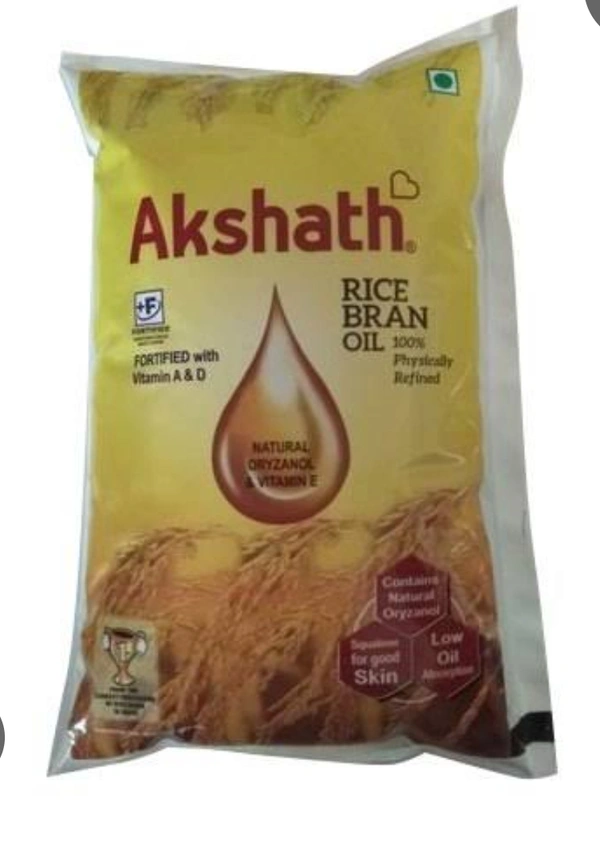 Akshath Rice Bran Oil 1L