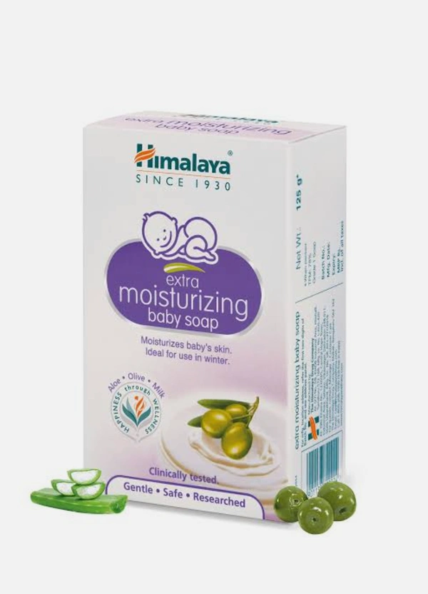 Himalaya Moisturizing Baby Soap Aloe & Olive  125g