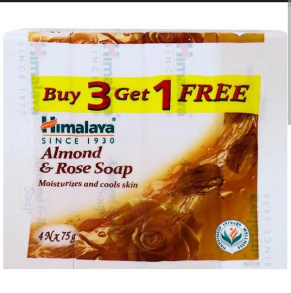Himalaya Almond & Rose Soap 75gx4
