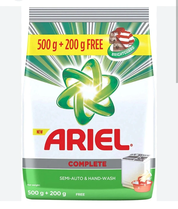 Ariel Complete Detergent Powder 500g+200h