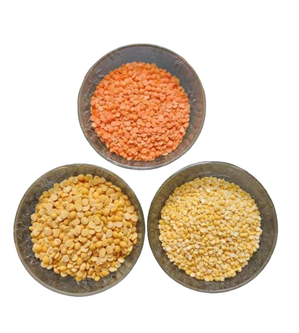 Mix Daal (Masoor, Tor, and Moong Daal) - 1kg