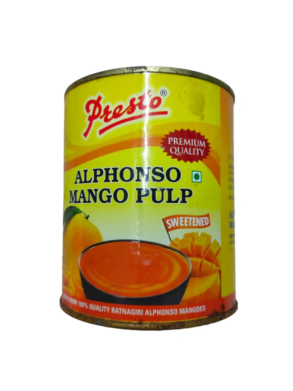 Presto Alphonso Mango Pulp Tin 850g