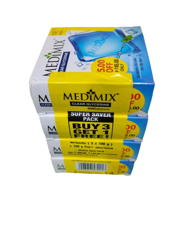 Medimix Eucalyptus Oil & Mint 100gx4
