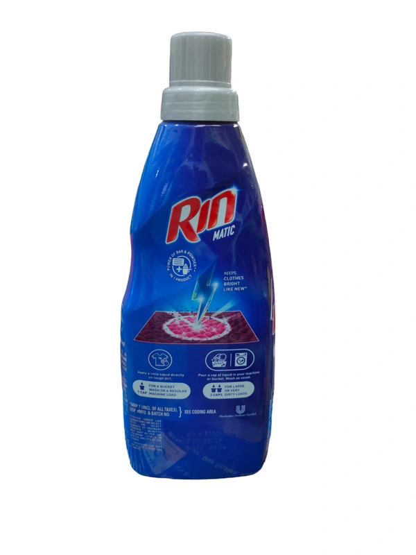 Rin Matic Detergent Liquid 800ml