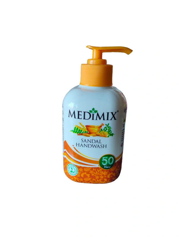 Medimix Hand Wash Liquid 250ml - Sandal, Gold