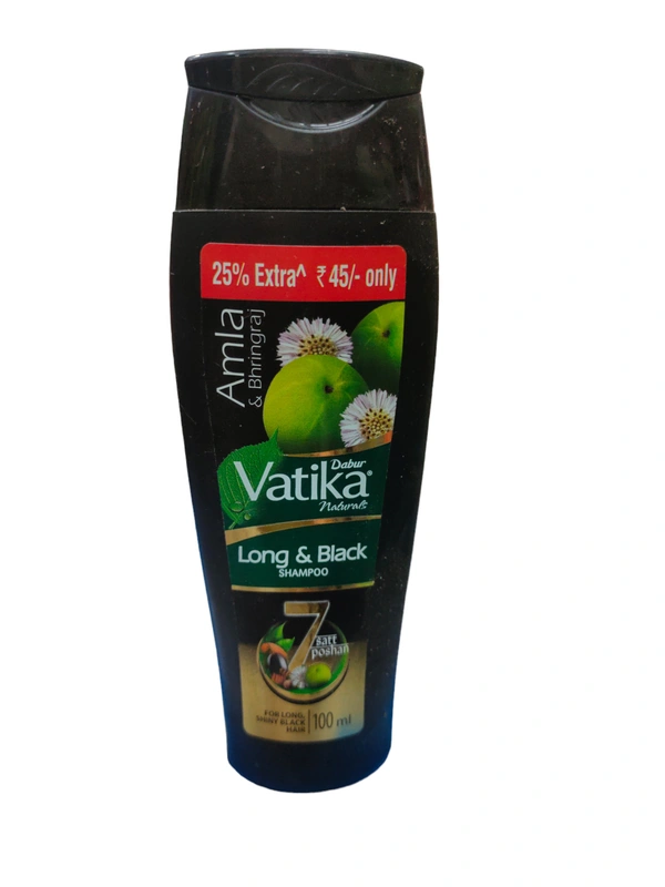 Dabur Vatika Long & Black Amla & Bhringraj - 100ml