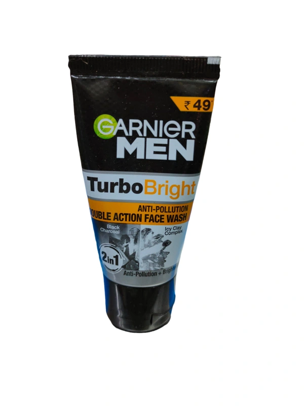Garnier Men Face Wash Turbo Bright Anti Pollution - 25g