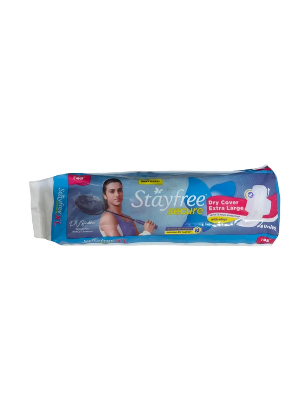 Stayfree Secure Dry Cover XL 6 Unit