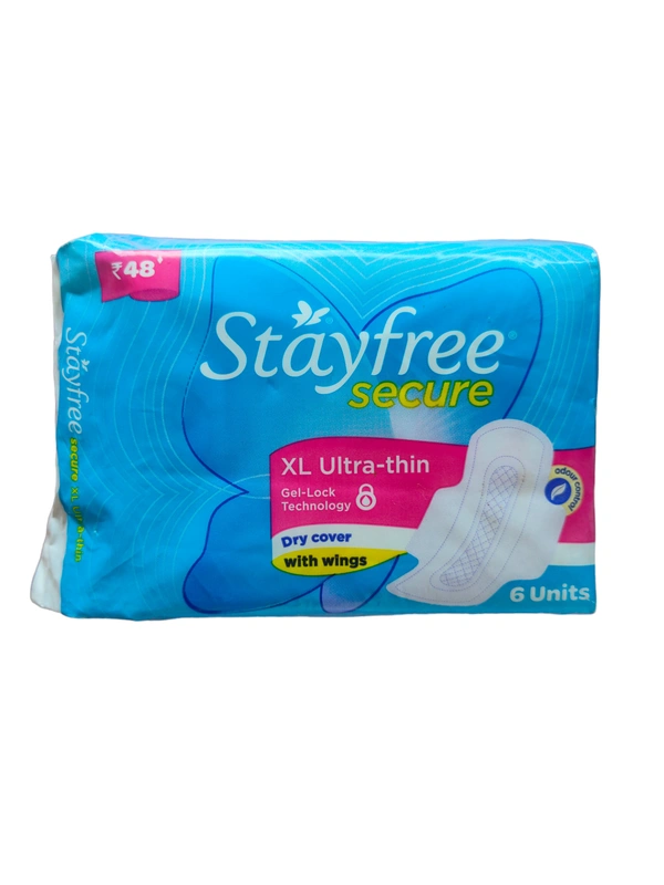 Stayfree Secure Ultra Thim Dry Cover 6 Unit