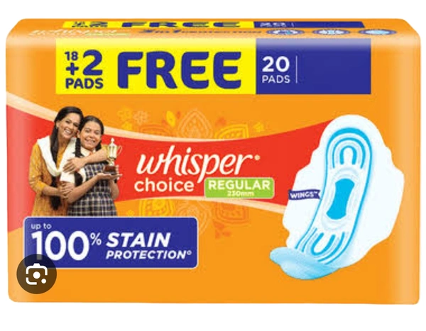 Whisper Choice Regular - 20 Unit