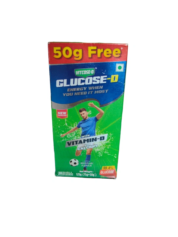 Glucose -D Energy Vitamin D & Calcium - 125g