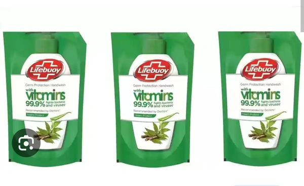 Lifebuoy Hand Wash Refill Neem 185mlX3