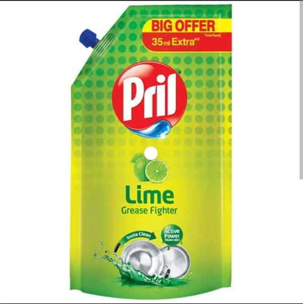 Pril Dish Wash Liquid Lime - 140ml