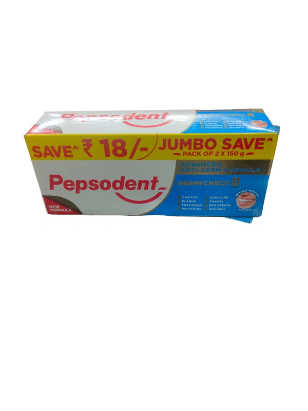 Pepsodent Germicheck 8 150gX2