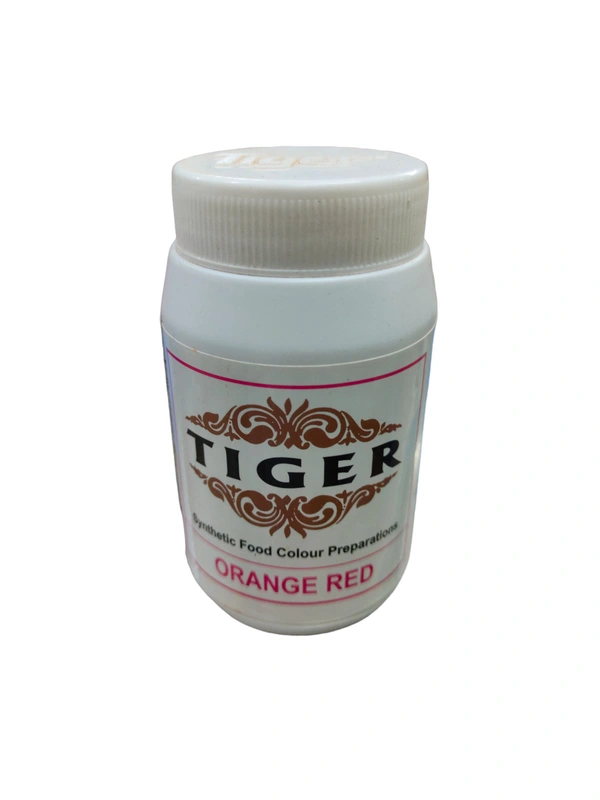 Tiger Food Colour Orange Red 100g