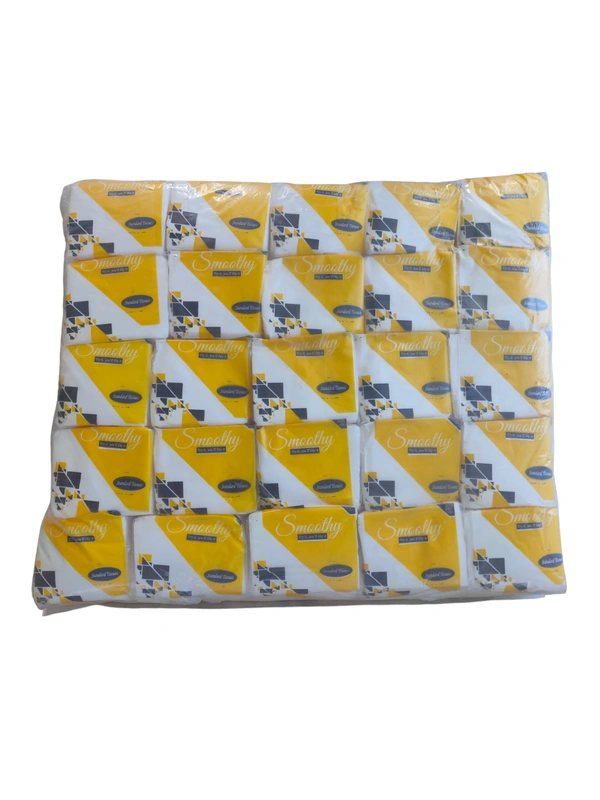 Smoothy Standard Tissue Yellow - 50pc