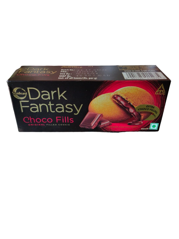 Sunfest Dark Fantasy Choco Fills Biscuit - 75g 6packs