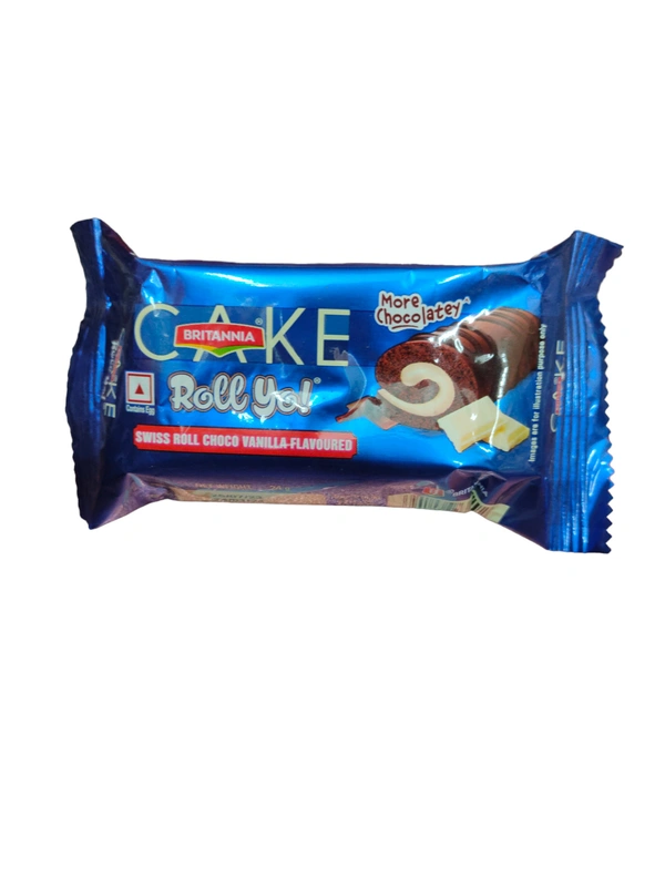 Britannia Cake Roll 24g - Choco Vanilla
