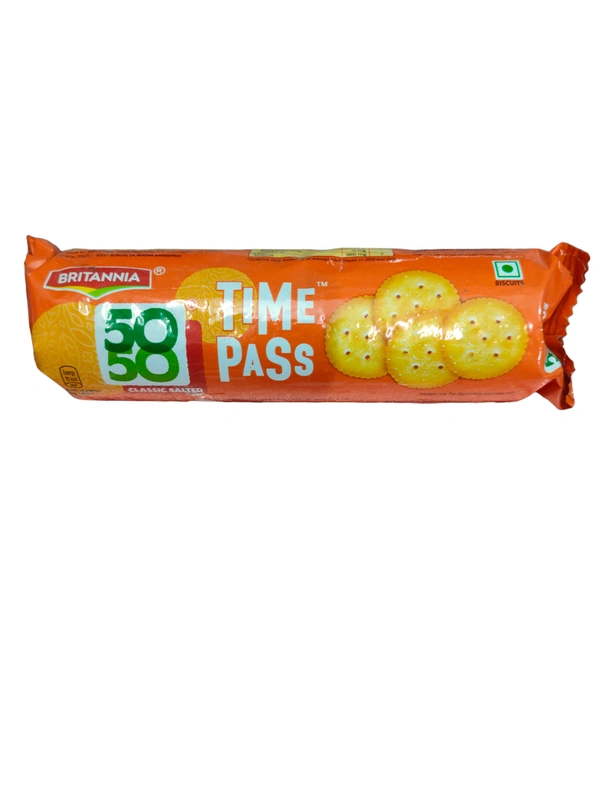 Britannia 50/50 Time' Pass Classic Salted 63.5g