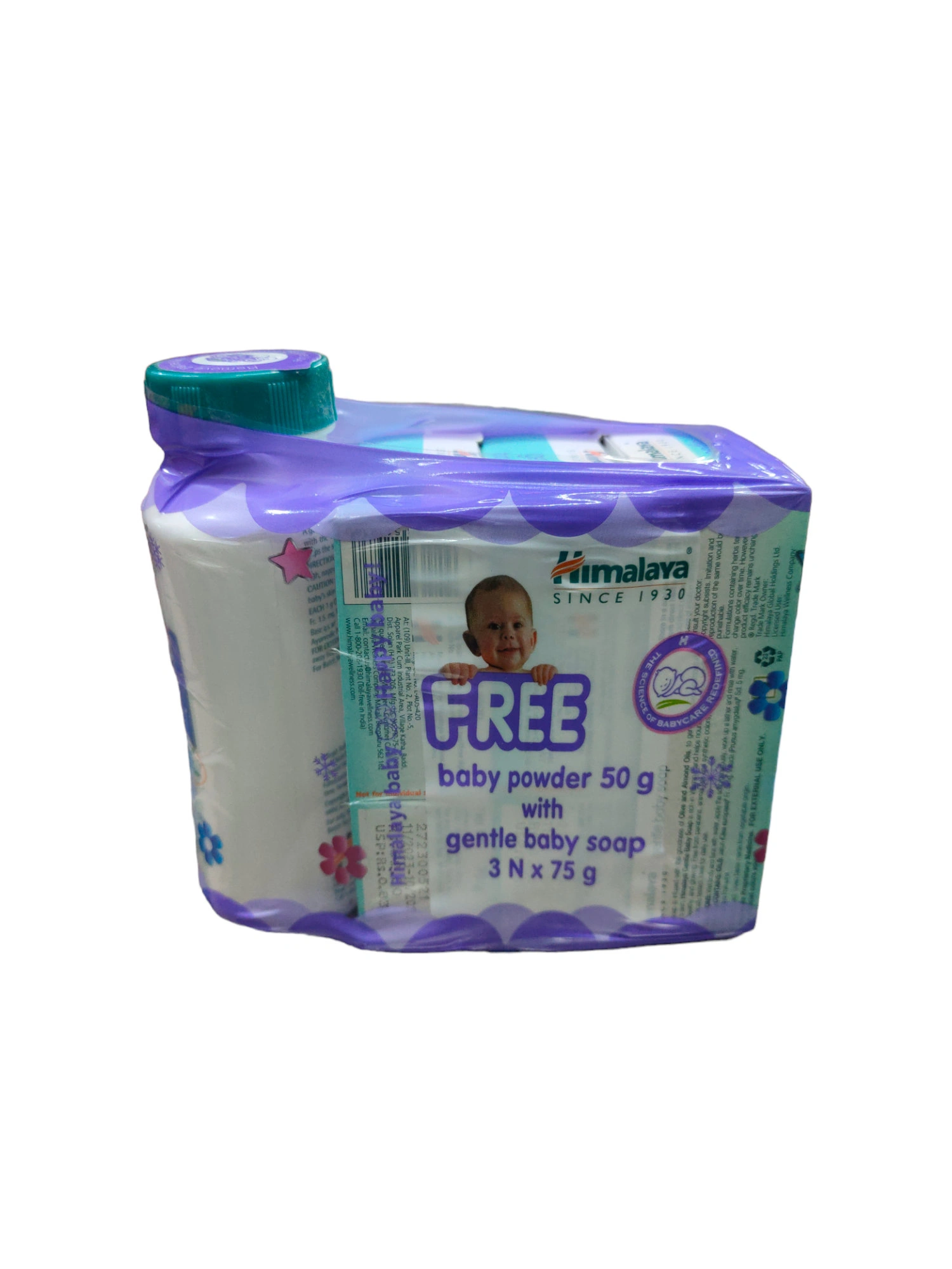 Himalaya Baby Soap Gentle 75gx3+Powder 50g