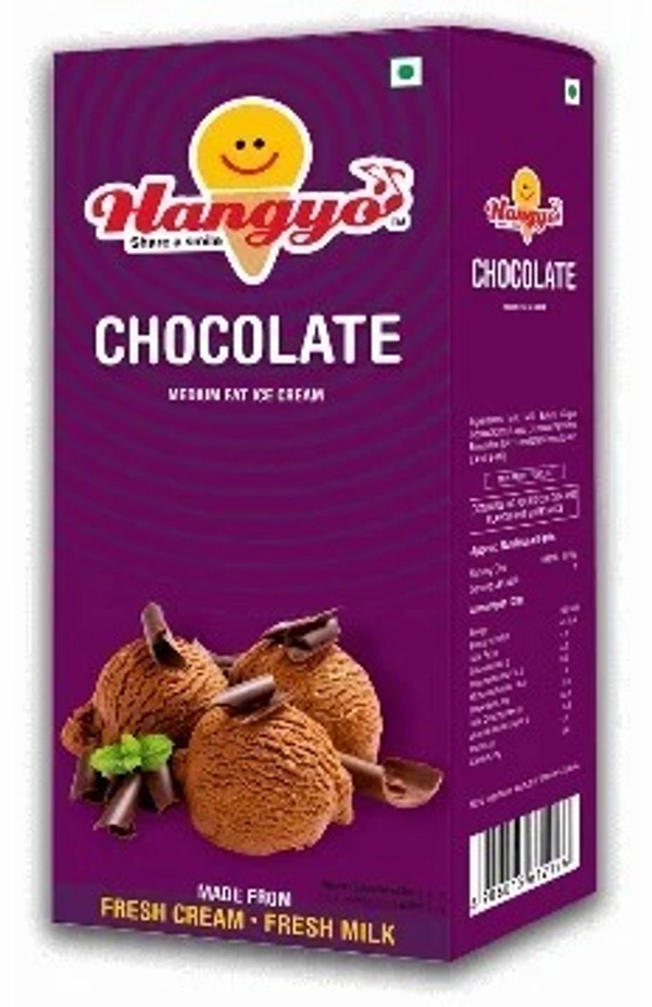 Hangyo Icecream Carton Pack 1Ltr - Chocolate