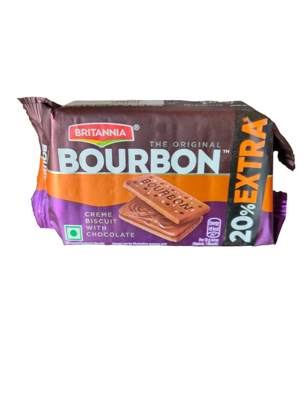 Britannia Bourbon Cream With Chocolate - 60g
