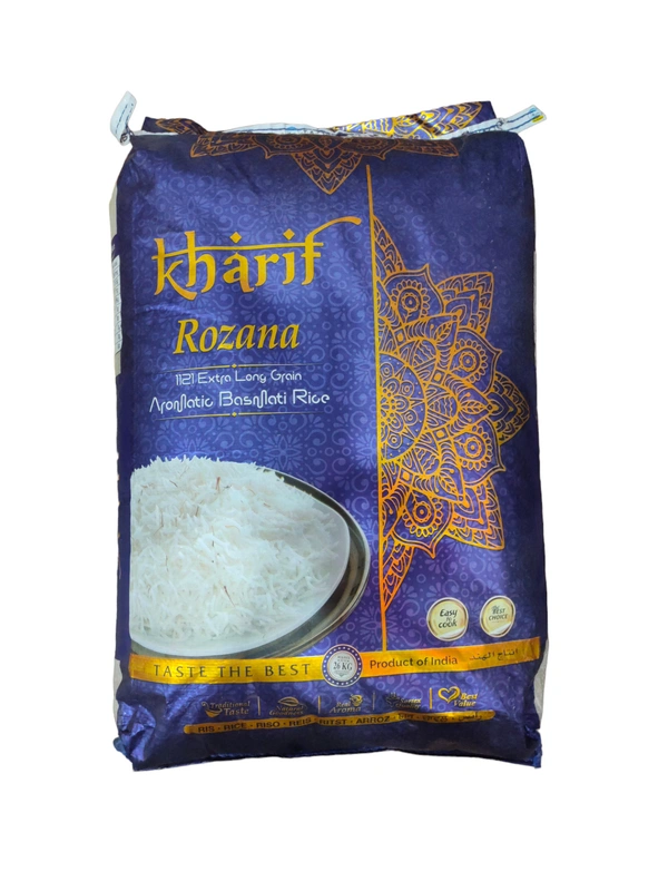 Kharif Rozana Basmati Rice - 26kg